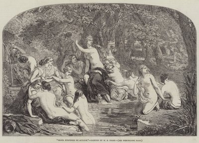 Diana sorprendida por Acteón de William Edward Frost